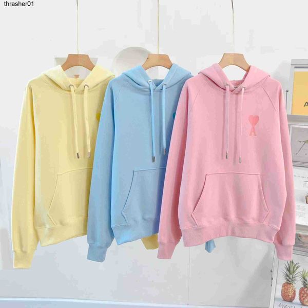 women's hoodies sweatshirts designer amis new winter hoodie women color love embroidery sweater couple hoodie, Black
women's hoodies sweatshirts designer amis new winter hoodie women color love embroidery sweater couple hoodie, Black