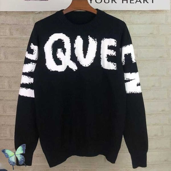 mens sweaters 2022 winter oversized male women couple quality sweater, White;black
mens sweaters 2022 winter oversized male women couple quality sweater, White;black