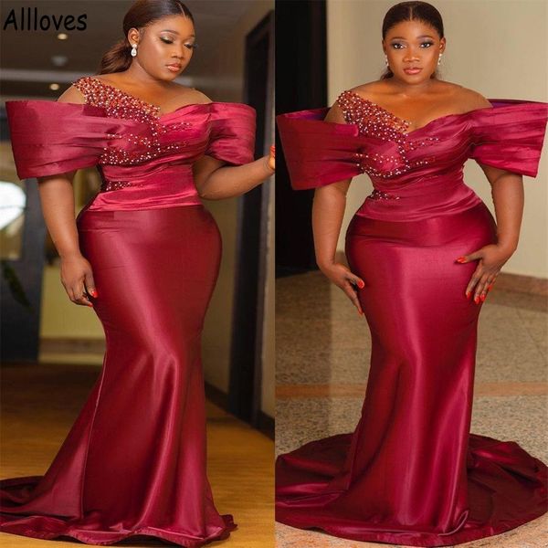arabic aso ebi elegant satin mermaid evening dresses off shoulder sequins beaded plus size african prom party gowns for women special occasi, Black;red
arabic aso ebi elegant satin mermaid evening dresses off shoulder sequins beaded plus size african prom party gowns for women special occasi, Black;red
