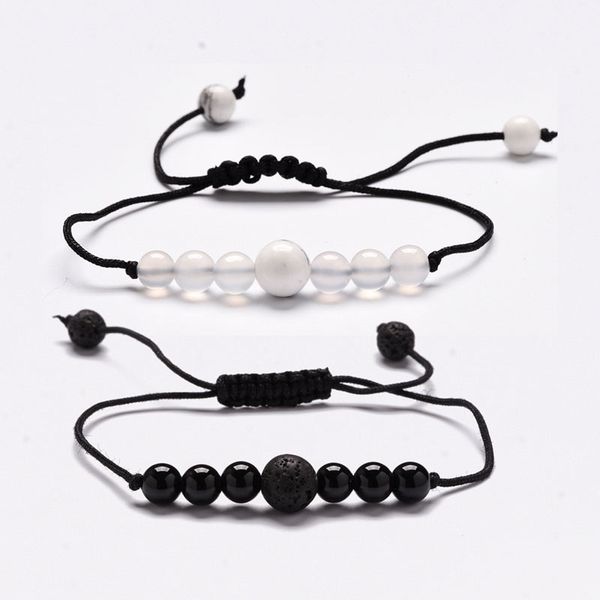 natural stone handmade rope braided beaded charm bracelets for women men lover adjustable jewelry fashion accessories, Golden;silver
natural stone handmade rope braided beaded charm bracelets for women men lover adjustable jewelry fashion accessories, Golden;silver