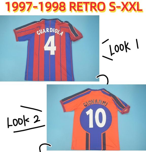 1997 1998 retro soccer jerseys stoichkov guardiola 97 98 figo giovanni camiseta de futbol home away classic vintage man football shirt s, Black
1997 1998 retro soccer jerseys stoichkov guardiola 97 98 figo giovanni camiseta de futbol home away classic vintage man football shirt s, Black