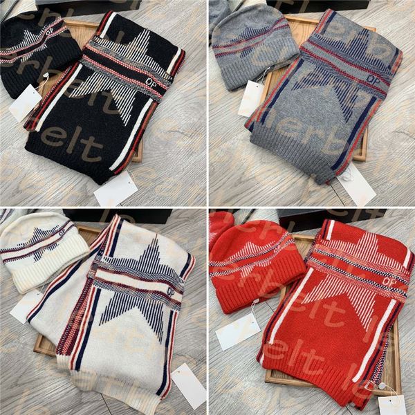 classic print beanies hat autumn winter warm scarf star letter wool hat outdoor cold proof knitted scarves set, Blue;gray
classic print beanies hat autumn winter warm scarf star letter wool hat outdoor cold proof knitted scarves set, Blue;gray