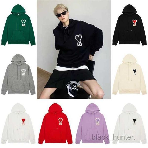 men's hoodies amis designer sweatshirts fashion brand love sweater heart letter hooded loose solid color men women's hoodie coat, Black
men's hoodies amis designer sweatshirts fashion brand love sweater heart letter hooded loose solid color men women's hoodie coat, Black