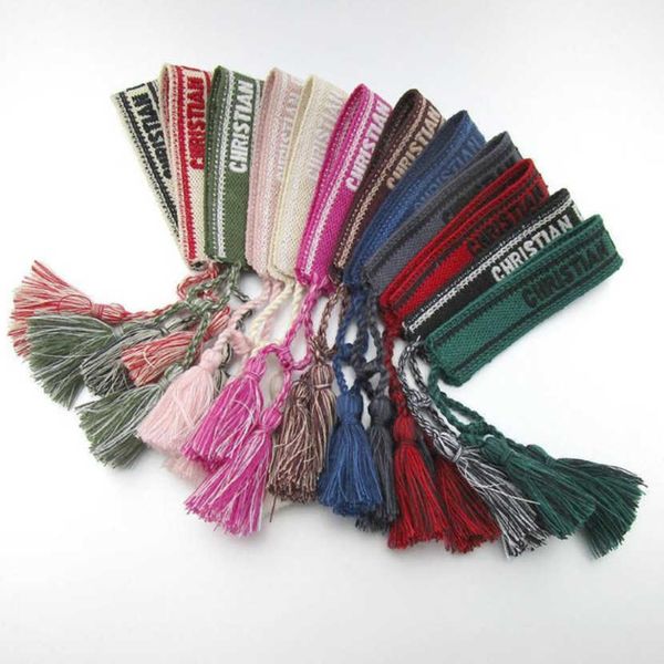 women's luxury fashion bracelets brand bangle d designer jewelry female embroidery woven bracelet bohemian creative tassel men's g, Black
women's luxury fashion bracelets brand bangle d designer jewelry female embroidery woven bracelet bohemian creative tassel men's g, Black