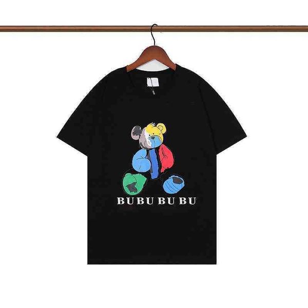 designer luxury spring summer bbr classic bouguer bear printed t shirt mens and womens couple loose short sleeve tee burb, White;black
designer luxury spring summer bbr classic bouguer bear printed t shirt mens and womens couple loose short sleeve tee burb, White;black