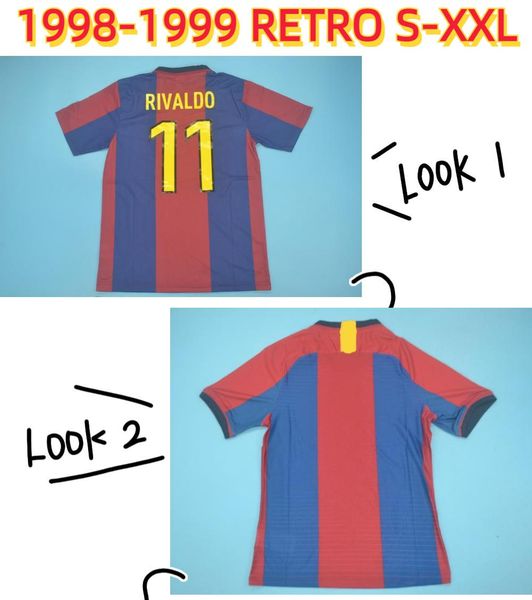 1998 1999 fans version retro soccer jerseys 98 99 figo rivaldo kluivert camiseta de futbol s- cocu enrique man classic vintage football s, Black
1998 1999 fans version retro soccer jerseys 98 99 figo rivaldo kluivert camiseta de futbol s- cocu enrique man classic vintage football s, Black