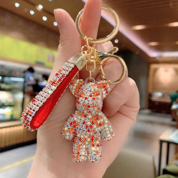 keychains 5.5cm creative net red diamond bear keyring lovely lady delicate car pendant bag hanging ornaments fashion 3d key chain designer, Silver
keychains 5.5cm creative net red diamond bear keyring lovely lady delicate car pendant bag hanging ornaments fashion 3d key chain designer, Silver