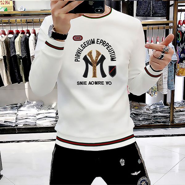 winter sweater new sequin hoodies mens embroidery letters design casual korean youth fashion slim outwear pullover male high-quality clothes, Black
winter sweater new sequin hoodies mens embroidery letters design casual korean youth fashion slim outwear pullover male high-quality clothes, Black