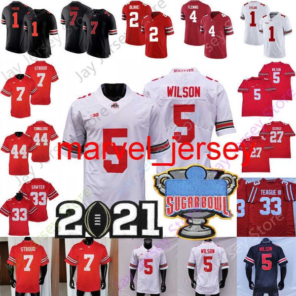 ohio state buckeyes football ncaa college jersey c.j. stroud justin fields chris olave julian fleming garrett wilson george jack sawyer, Black
ohio state buckeyes football ncaa college jersey c.j. stroud justin fields chris olave julian fleming garrett wilson george jack sawyer, Black