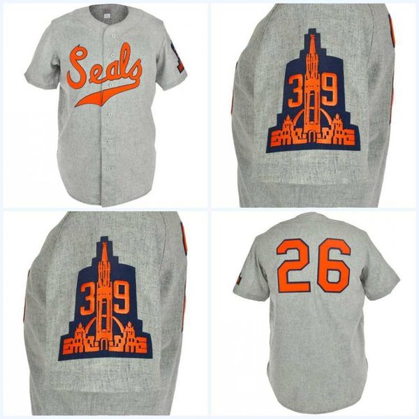 san francisco seals 1938 road jersey any player or number stitch sewn all stitched baseball jerseys, Black
san francisco seals 1938 road jersey any player or number stitch sewn all stitched baseball jerseys, Black