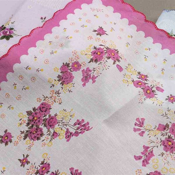 18 piece floral print womens cotton handkerchiefs party hankie 12x12inch j220816, Blue;white
18 piece floral print womens cotton handkerchiefs party hankie 12x12inch j220816, Blue;white