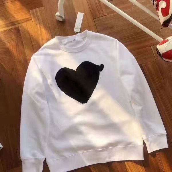 play designer men's sweatshirts women's hoodie pullover bottoming long sleeve shirt round neck red heart couple loose casual sweat, Black
play designer men's sweatshirts women's hoodie pullover bottoming long sleeve shirt round neck red heart couple loose casual sweat, Black