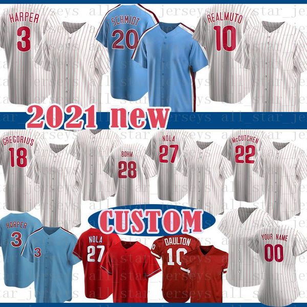 college wear new baseball jersey philadelphia 10 jt realmuto bryce mens 3 harper women 20 mike schmidt 18 didi gregorius 28 alec bohm 14 pet, Black 
college wear new baseball jersey philadelphia 10 jt realmuto bryce mens 3 harper women 20 mike schmidt 18 didi gregorius 28 alec bohm 14 pet, Black