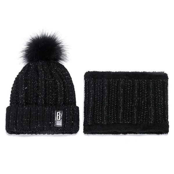 woman hat scarf set women warm winter caps pompom hats fur ball knitted two-piece hats b label letter woolen cap beanies, Blue;gray
woman hat scarf set women warm winter caps pompom hats fur ball knitted two-piece hats b label letter woolen cap beanies, Blue;gray