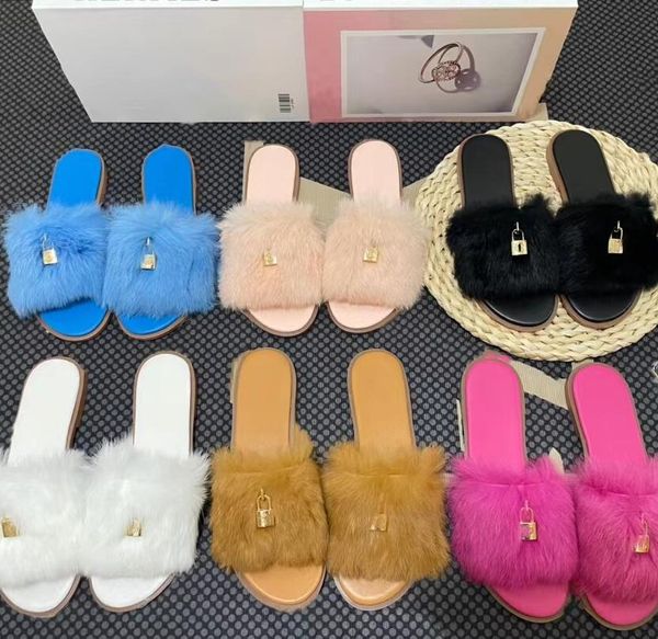 designer shoes wool slippers winter plush flat bottom slides fashion leisure womens 6 color slipper lock pendant design slipper fur fluffy s, Black
designer shoes wool slippers winter plush flat bottom slides fashion leisure womens 6 color slipper lock pendant design slipper fur fluffy s, Black
