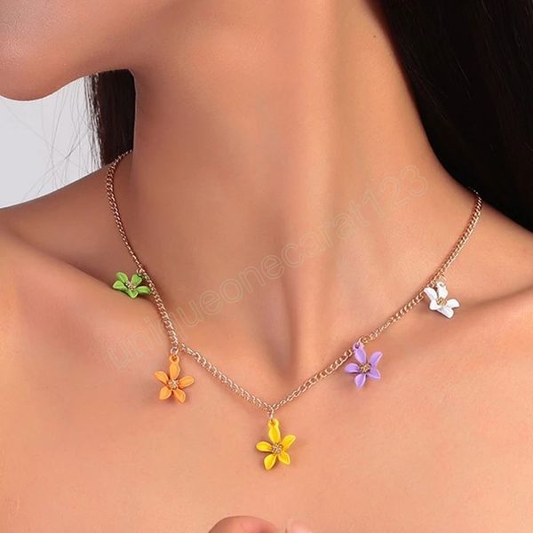 elegant flower pendant clavicle necklace for women statement bridal wedding party jewelry korea choker bead jewelry gift, Silver
elegant flower pendant clavicle necklace for women statement bridal wedding party jewelry korea choker bead jewelry gift, Silver