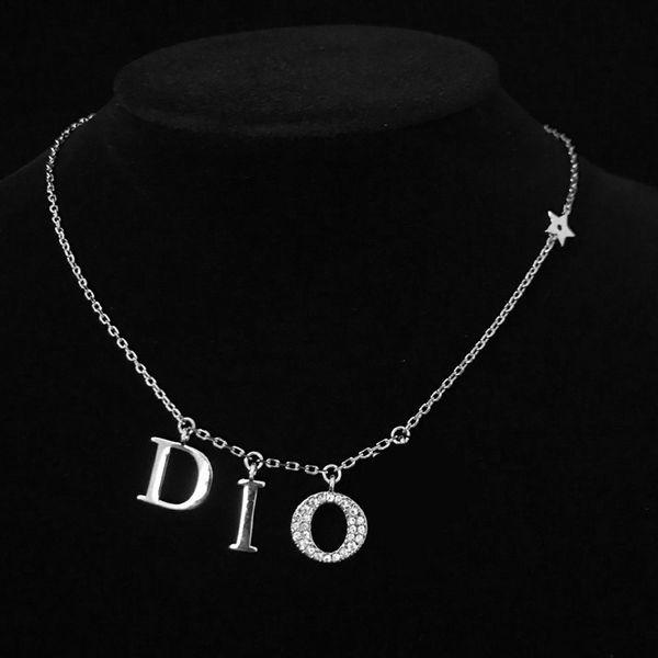 luxury designer necklace women couple letters pendant stainless steel fashion gold chain necklace party lovers gifts jewelry for neck, Silver
luxury designer necklace women couple letters pendant stainless steel fashion gold chain necklace party lovers gifts jewelry for neck, Silver