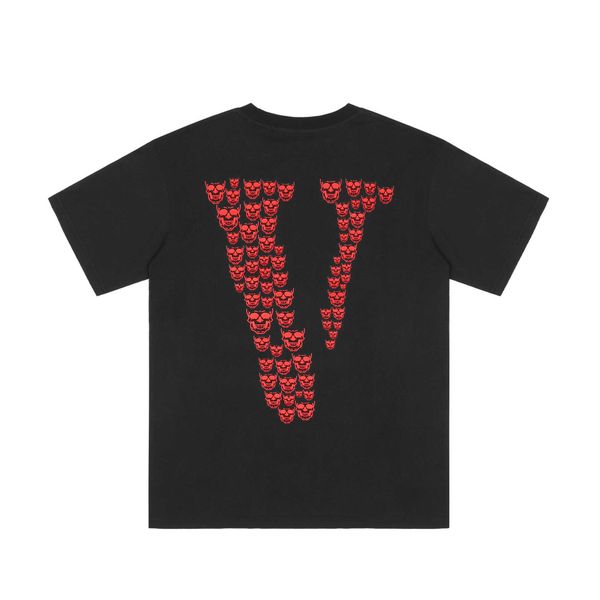 men's t-shirts street fashion full print small skull lettering large short sleeve loose casual for men and women, White;black
men's t-shirts street fashion full print small skull lettering large short sleeve loose casual for men and women, White;black