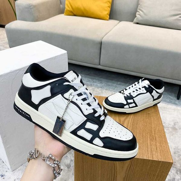 dress shoes designer sneakers fashion brand amirs bone trainers low leather trend men women board casual shoe, Black
dress shoes designer sneakers fashion brand amirs bone trainers low leather trend men women board casual shoe, Black