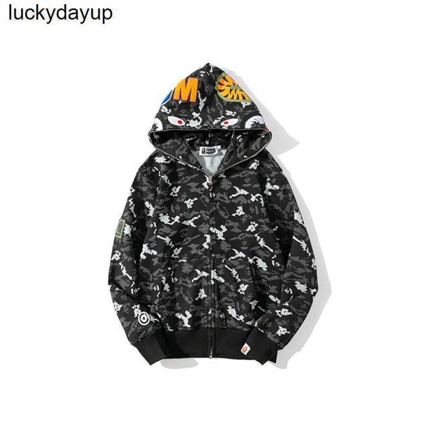 men's hoodies designer sweatshirts printing ape fashion brand sweater men women shark head digital zipper casual hoodie, Black
men's hoodies designer sweatshirts printing ape fashion brand sweater men women shark head digital zipper casual hoodie, Black