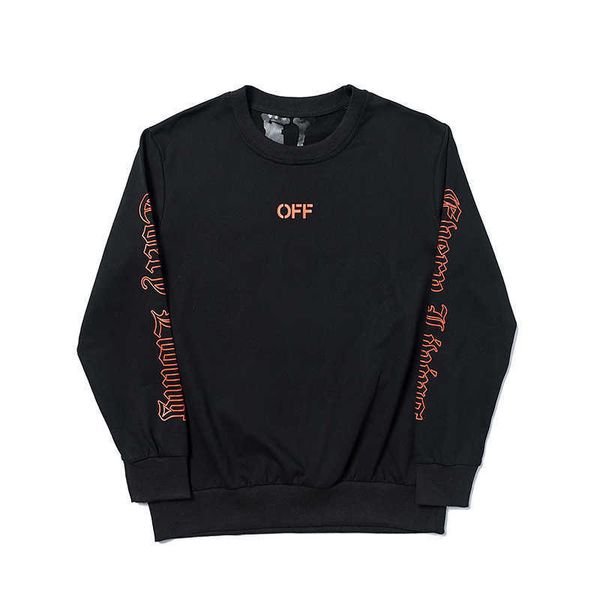men's hoodies & trendy street branded hip hop jacket ow men's and women's terry sweater, Black
men's hoodies & trendy street branded hip hop jacket ow men's and women's terry sweater, Black