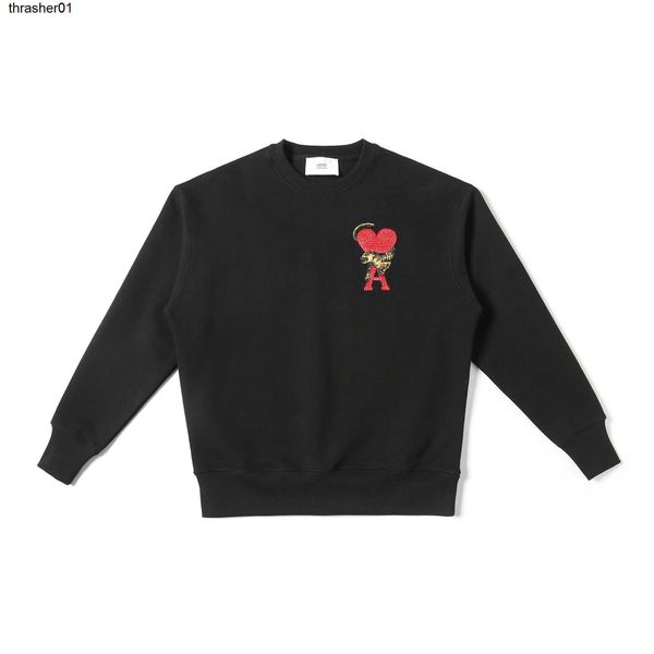 men's hoodies designer sweatshirts amirs love tiger embroidery round neck sweater male female lovers hoodie, Black
men's hoodies designer sweatshirts amirs love tiger embroidery round neck sweater male female lovers hoodie, Black