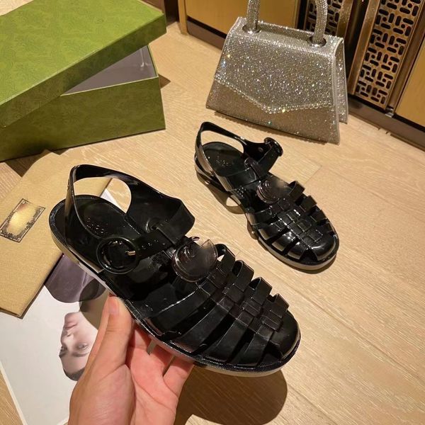 2022 designers sandals classic rubber slippers jelly sandals flat casual shoe alphabet candy colors outdoor roman shoes, Black
2022 designers sandals classic rubber slippers jelly sandals flat casual shoe alphabet candy colors outdoor roman shoes, Black