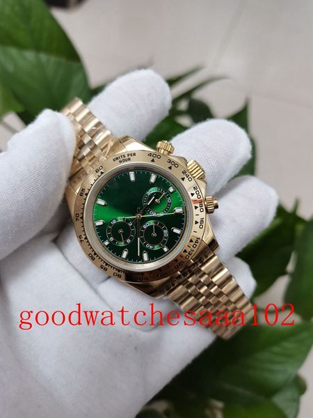 luxury watch men's watches 40mm green dial 116508 no chronograph automatic mechianical eta movement 18k yellow gold stainless steel bra, Slivery;brown
luxury watch men's watches 40mm green dial 116508 no chronograph automatic mechianical eta movement 18k yellow gold stainless steel bra, Slivery;brown