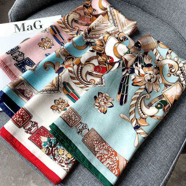 luxury 100 pure silk neck scarves female small scarves cute hair scarf women 5353cm square handkerchief bag scarves for women j220816, Blue;white
luxury 100 pure silk neck scarves female small scarves cute hair scarf women 5353cm square handkerchief bag scarves for women j220816, Blue;white
