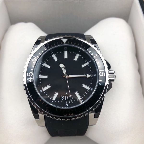 men's quartz movement watch 45mm stainless steel dial sapphire mirror lady waterproof luminous wrist designer watches classic montre de, Slivery;brown
men's quartz movement watch 45mm stainless steel dial sapphire mirror lady waterproof luminous wrist designer watches classic montre de, Slivery;brown