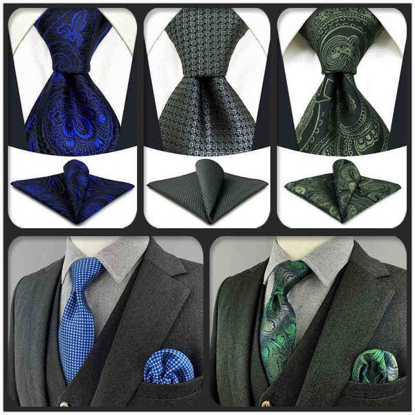 blue tie grey green mens ties and pocket square set classic wedding accessory for suit gift j220816, Blue;white
blue tie grey green mens ties and pocket square set classic wedding accessory for suit gift j220816, Blue;white
