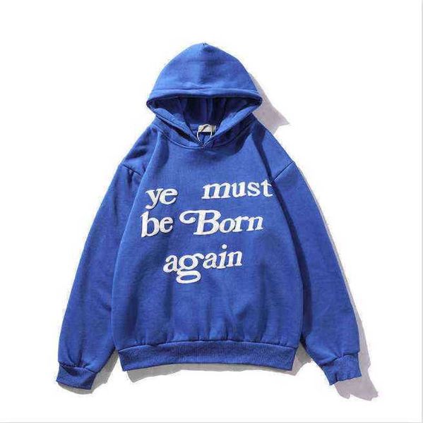 men's sweatshirts designer classic wests luxury hoodie cpfm kanyes ye must be born again printed womens couple vintage pullover sweater, Black
men's sweatshirts designer classic wests luxury hoodie cpfm kanyes ye must be born again printed womens couple vintage pullover sweater, Black