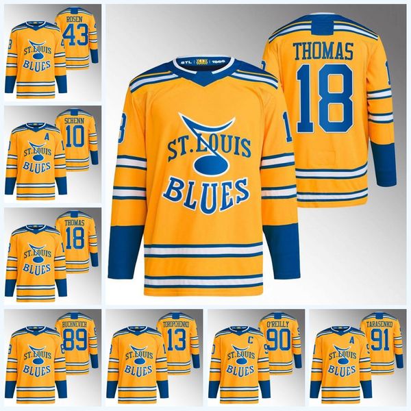 #18 robert thomas blues 2023 reverse retro jersey brayden schenn ryan o'reilly kyrou vladimir tarasenko binnington pavel buchnevich col, Black;red
#18 robert thomas blues 2023 reverse retro jersey brayden schenn ryan o'reilly kyrou vladimir tarasenko binnington pavel buchnevich col, Black;red