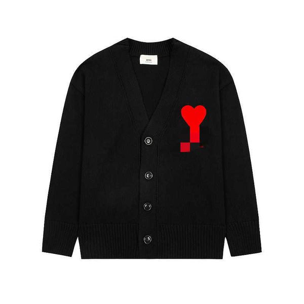 new men's sweaters designer patch amis sweater cardigan fashion brand streetwear v-neck coat for men and women 235s, White;black
new men's sweaters designer patch amis sweater cardigan fashion brand streetwear v-neck coat for men and women 235s, White;black