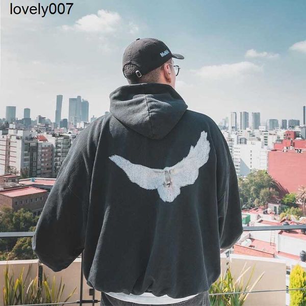 men's hoodies designer sweatshirts kanyess pigeon fashion brand loose hooded sweater, Black
men's hoodies designer sweatshirts kanyess pigeon fashion brand loose hooded sweater, Black