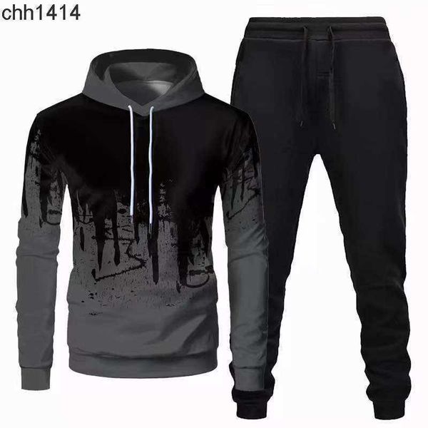 new men's hooded suit digital printing fashion sweater essentials long sleeve and velvet pants men's sportswear, Gray
new men's hooded suit digital printing fashion sweater essentials long sleeve and velvet pants men's sportswear, Gray