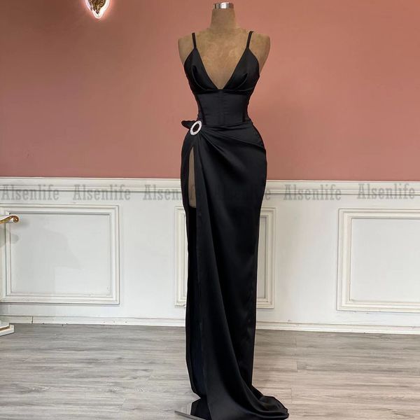 vestidos de gala black prom dress for african women spaghetti straps v neck club night party wear formal gowns
vestidos de gala black prom dress for african women spaghetti straps v neck club night party wear formal gowns