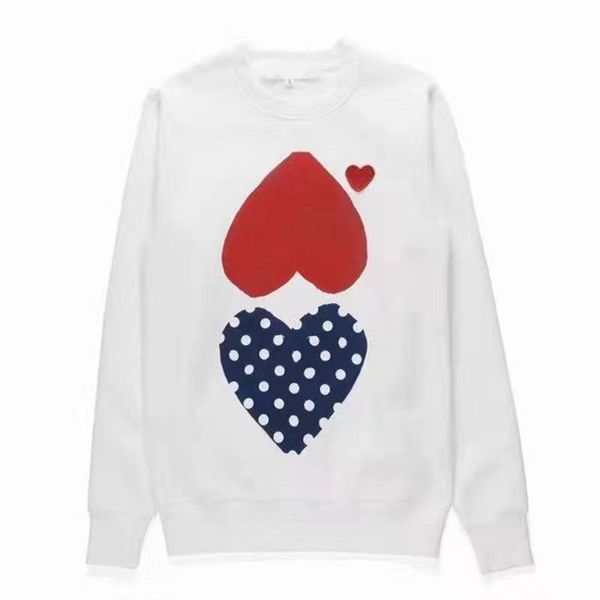 play designer men's sweatshirts women's hoodie pullover bottoming long sleeve shirt round neck red heart couple loose casual sweat, Black
play designer men's sweatshirts women's hoodie pullover bottoming long sleeve shirt round neck red heart couple loose casual sweat, Black