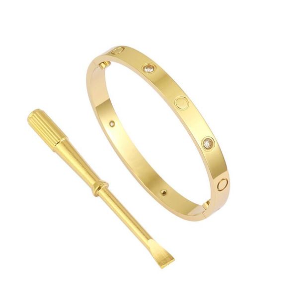 love bangle screw bracelet designer bracelets luxury jewelry women bangle classic 5.0 titanium steel alloy gold-plated craft colors gold/sil, Black
love bangle screw bracelet designer bracelets luxury jewelry women bangle classic 5.0 titanium steel alloy gold-plated craft colors gold/sil, Black