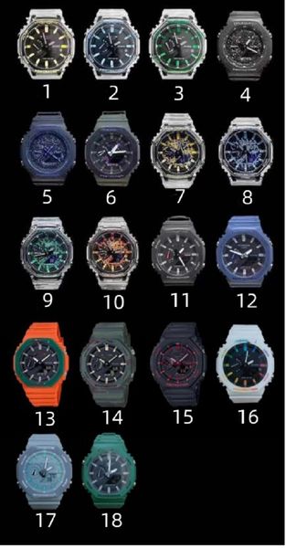 sport quartz digital men's 2100 oak watch iced out watch detachable assembled led automatic hand lamp waterproof world time pu ga serie, Slivery;brown
sport quartz digital men's 2100 oak watch iced out watch detachable assembled led automatic hand lamp waterproof world time pu ga serie, Slivery;brown