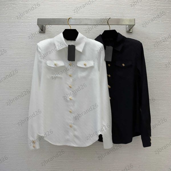 womens designer blouses labyrinth jacquard smooth acetate fabric classic one-button lapel shirts stereo shoulder pads two flap pockets blous, White
womens designer blouses labyrinth jacquard smooth acetate fabric classic one-button lapel shirts stereo shoulder pads two flap pockets blous, White