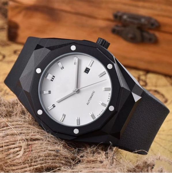 men 42mm luxury watch date steel automatic movement watches sports mens self-wind watches fashion waterproof wristwatches, Slivery;brown
men 42mm luxury watch date steel automatic movement watches sports mens self-wind watches fashion waterproof wristwatches, Slivery;brown