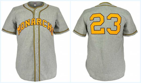 monarchs 1945 road jersey any player or number stitch sewn all stitched baseball jerseys, Black 
monarchs 1945 road jersey any player or number stitch sewn all stitched baseball jerseys, Black