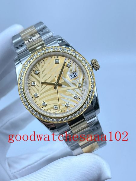 luxury watch watches new version 36mm yellow bamboo leaves dial 126283 126233 automatic mechianical stainless steel bracelet fashion ladies, Slivery;brown
luxury watch watches new version 36mm yellow bamboo leaves dial 126283 126233 automatic mechianical stainless steel bracelet fashion ladies, Slivery;brown