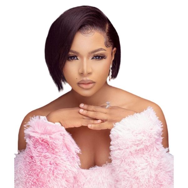 human hair wigs for women brazilian straight bob wig remy transparent natural preplucked pixie cut side part 13x4x1 lace front wigs, Black;brown
human hair wigs for women brazilian straight bob wig remy transparent natural preplucked pixie cut side part 13x4x1 lace front wigs, Black;brown