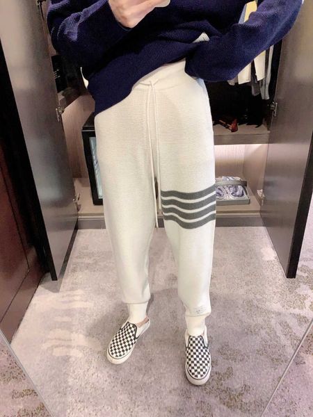 2022 new men's and women's pants sweatpants fashion designer brand tb.thom pineapple wool waffle wide tube sports harlan, Black
2022 new men's and women's pants sweatpants fashion designer brand tb.thom pineapple wool waffle wide tube sports harlan, Black