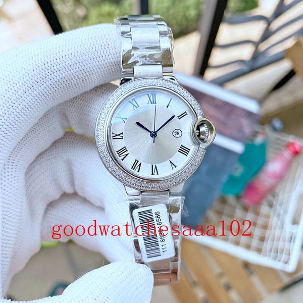 classic series watch ladies watch new version blue balloon 33mm crystal diamond white dial 2813 movement mechanical automatic 18k rose gold, Slivery;brown
classic series watch ladies watch new version blue balloon 33mm crystal diamond white dial 2813 movement mechanical automatic 18k rose gold, Slivery;brown