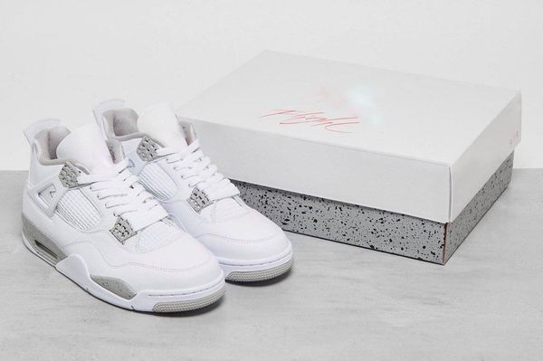 2022 release authentic 4 white oreo basketball shoes tech grey black fire red 4s outdoor sneakers with original box ct8527-100
2022 release authentic 4 white oreo basketball shoes tech grey black fire red 4s outdoor sneakers with original box ct8527-100