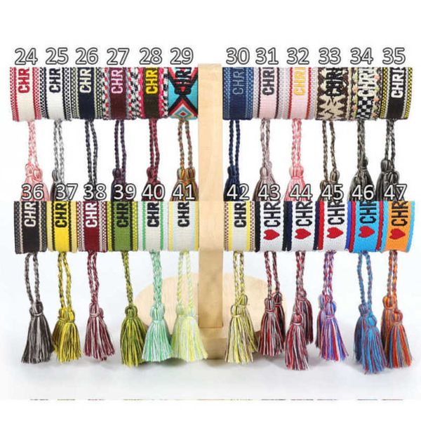 fashion women's luxury bracelets designer brand bangle d jewelry embroidered word woven bracelet letter rope classic tassel girl men co, Black
fashion women's luxury bracelets designer brand bangle d jewelry embroidered word woven bracelet letter rope classic tassel girl men co, Black