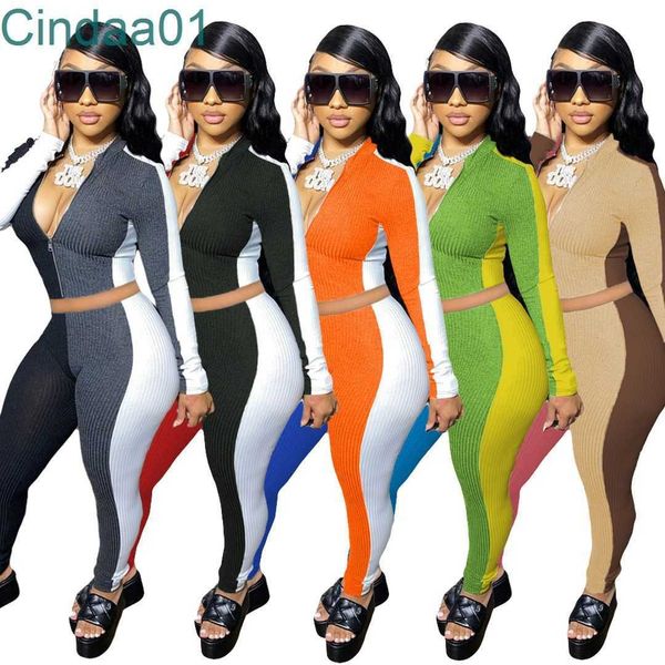yoga tracksuits woman two pieces jogger set designer slim contrast stitching zipper jacket long sleeve pants ladies autumn casual outfits, Gray
yoga tracksuits woman two pieces jogger set designer slim contrast stitching zipper jacket long sleeve pants ladies autumn casual outfits, Gray